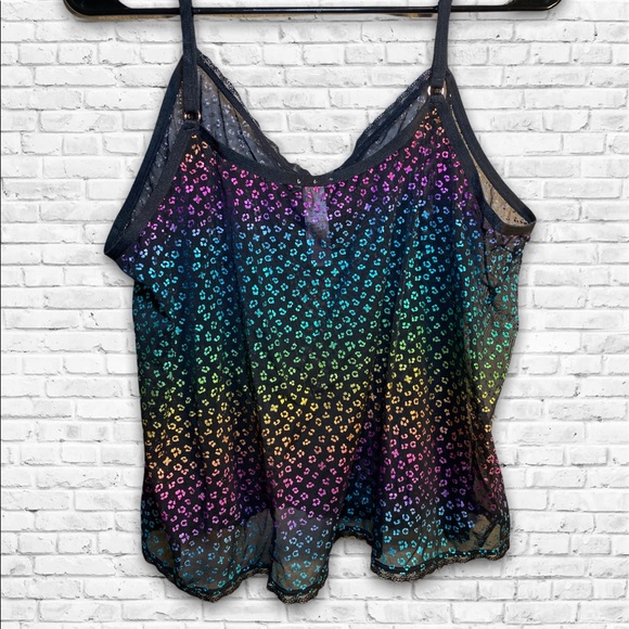 Savage X Fenty Party Foil Leopard Cami - Picture 3 of 5